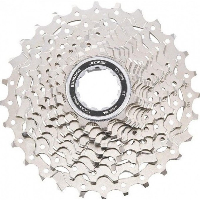 Кассета SHIMANO 105, 5700, 10 скоростей, 11-28 ICS570010128 Кассета SHIMANO 105, 5700, 10 скоростей, 11-28 ICS570010128