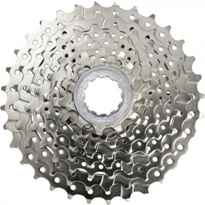 Кассета SHIMANO ALIVIO HG50, 8 скоростей, 11-28, никелированная ECSHG508128P Кассета SHIMANO ALIVIO HG50, 8 скоростей, 11-28, никелированная ECSHG508128P