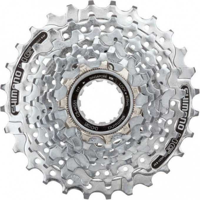 Кассета SHIMANO ALIVIO HG51, 8 скоростей, 11-32 ECSHG518132 Кассета SHIMANO ALIVIO HG51, 8 скоростей, 11-32 ECSHG518132