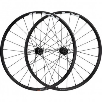 Комплект колес SHIMANO MT-500, переднее и заднее, F:15/R12 мм E-THRU, 27,5", для 11 скоростей, C.LOCK, OLD 100/142