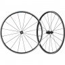 Комплект колес SHIMANO RS300, 28", переднее и заднее, для 10-11 скоростей, клинчерное, OLD 100/130мм, с обходной лентой, черный EWHRS300FRCB