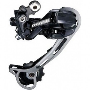 Переключатель задний SHIMANO DEORE, M592, SGS, 9 скоростей, черный, SHADOW