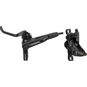 Тормоз дисковый SHIMANO MT501, BL-MT501(левый)/BR-MT520(передний), полимерные колодки, 1000мм, черный
