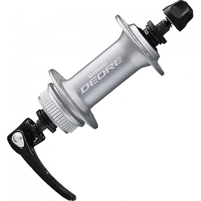Втулка передняя SHIMANO DEORE, M6000, 36 отверстий, C.LOCK, QR, серебристый EHBM6000AS Втулка передняя SHIMANO DEORE, M6000, 36 отверстий, C.LOCK, QR, серебристый EHBM6000AS