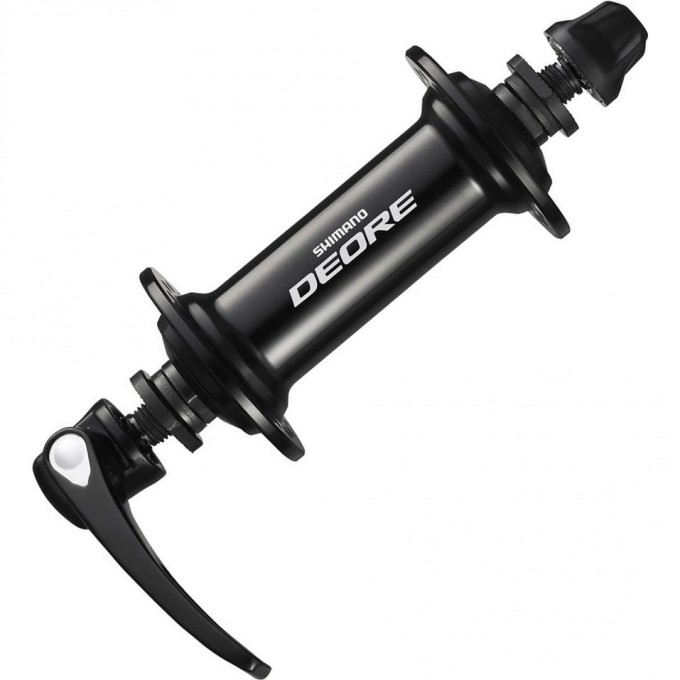 Втулка передняя SHIMANO DEORE, T610, 32 ОТВ, QR, ЦВ. ЧЕРНЫЙ EHBT610BL Втулка передняя SHIMANO DEORE, T610, 32 ОТВ, QR, ЦВ. ЧЕРНЫЙ EHBT610BL