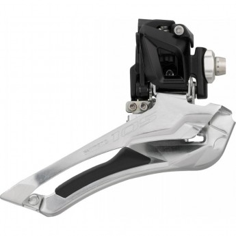 Переключатель передний SHIMANO 105, 5801, черный, на упор, для 2x11 скоростей