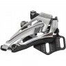 Переключатель передний SHIMANO DEORE, M4100-M, SIDE-SWING, на хомут 34,9(с адаптером 28,6/31,8), для 2x10 скоростей, угол:64- IFDM4100MX4