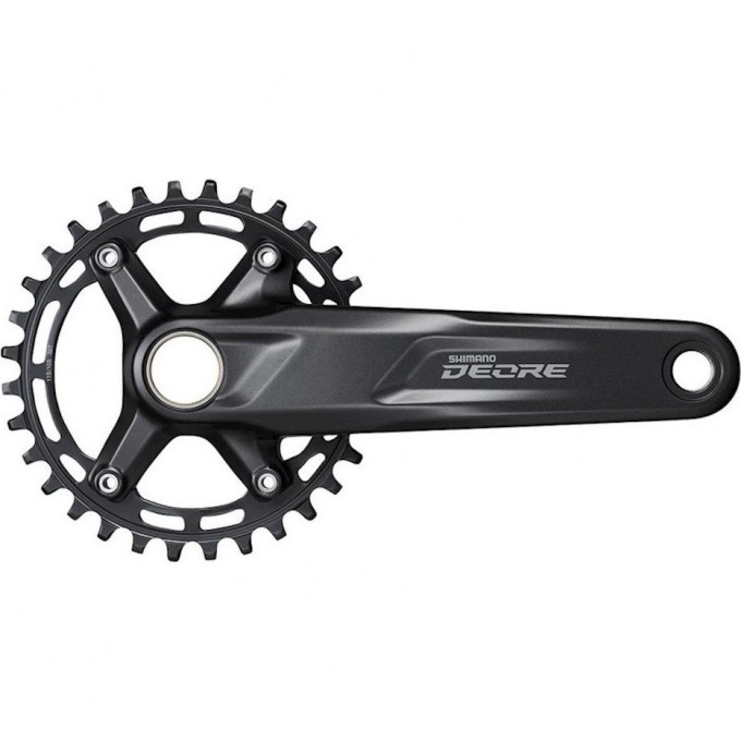 Система SHIMANO DEORE M5100-1 для 1x10/11 скоростей, 170мм, интегрированный вал, 32T без каретки, для CL:52мм EFCM51001CXA2 Система SHIMANO DEORE M5100-1 для 1x10/11 скоростей, 170мм, интегрированный вал, 32T без каретки, для CL:52мм EFCM51001CXA2